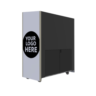 Enclosed POS Cart