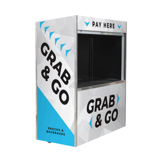 Enclosed POS Cart