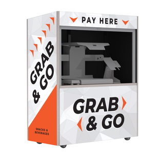 Enclosed POS Cart