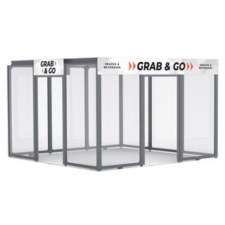 12' Grab & Go Acrylic Enclosure